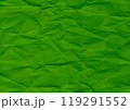 しわが寄ったざらざらの紙　緑 119291552