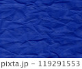 しわが寄ったざらざらの紙　青 119291553