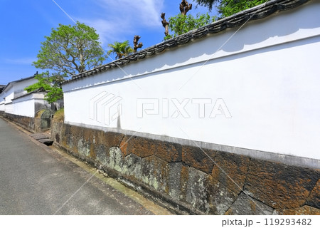 【山口県】晴天の萩の武家屋敷(菊屋横丁) 【山口県】晴天の萩の武家屋敷(菊屋横丁) 119293482