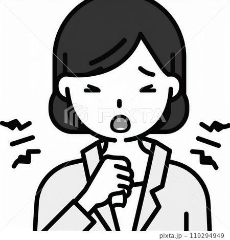 風邪・咳イメージ 119294949