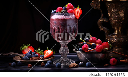 Indulge in a Vibrant Fruit Juice Experience 119295528