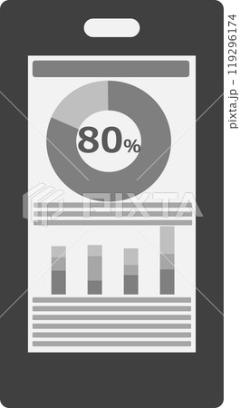 ビジネススマートフォンのイラスト ビジネススマートフォンのイラスト 119296174