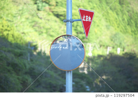 カーブミラー 119297504