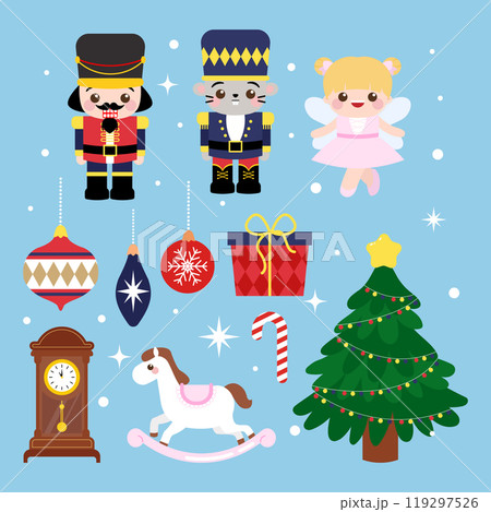 Cute nutcracker fairy tale clip art collection Cute nutcracker fairy tale clip art collection 119297526