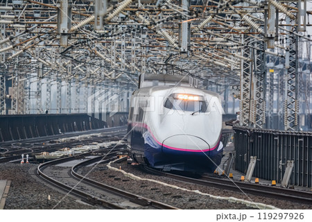 疾走する上越新幹線E2系 疾走する上越新幹線E2系 119297926