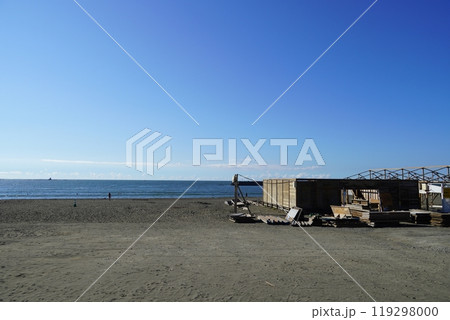夏の終わりを告げる茅ヶ崎サザンビーチ 夏の終わりを告げる茅ヶ崎サザンビーチ 119298000