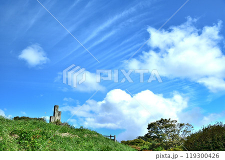 栃木県那須郡那須町　初秋の那須、八幡崎の風景 119300426