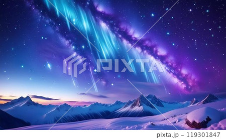 オーロラの見える景色 119301847