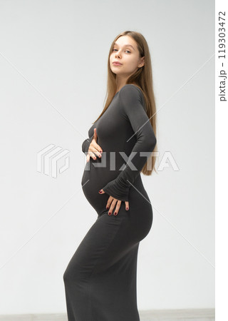 female girl black positive expectant pregnancy mother motherhood background dress maternity tummy female girl black positive expectant pregnancy mother motherhood background dress maternity tummy 119303472