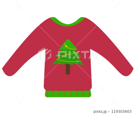 クリスマスセーター。ベクターイラスト	 119303603