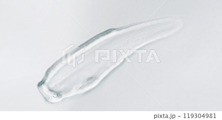 Transparent gel on a white background. 119304981