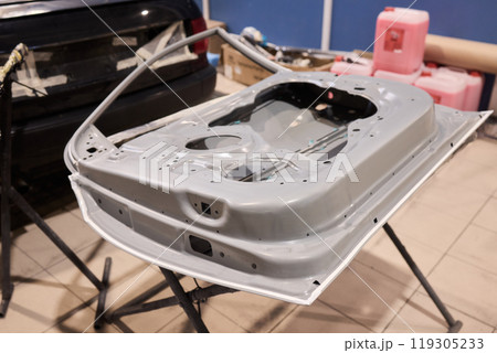 Automotive Panel Preparation in the Spray Booth is vital for achieving optimal results Automotive Panel Preparation in the Spray Booth is vital for achieving optimal results 119305233