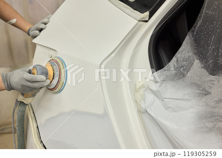 Comprehensive Car Body Repair and Polishing Process for a Perfect Finish and Shine 119305259