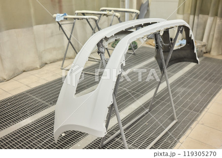 Preparation of Automotive Body Parts in the Paint Shop for High Quality Finish and Coating 119305270