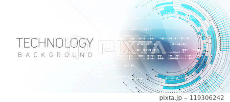 Abstract business technology background. Circuit board 119306242