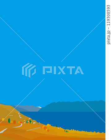 ラヴォ― lavaux bourg en lavaux レマン湖 lac leman スイス 秋風景 ラヴォ― lavaux bourg en lavaux レマン湖 lac leman スイス 秋風景 119308593