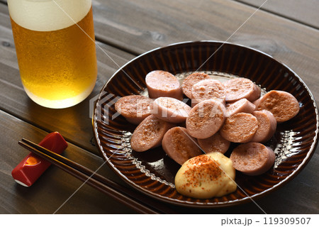 焼き魚肉ソーセージ 焼き魚肉ソーセージ 119309507