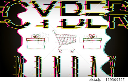 Cyber Monday poster discount Vector Cyber Monday poster discount Vector 119309525