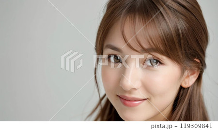 美しい女性　美容　モデル「AI生成画像」 119309841