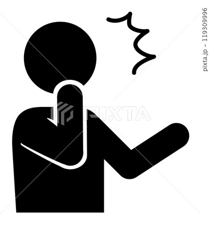 ギクッやハッと驚いたりヤバいと焦る人や安いと顧客 119309996