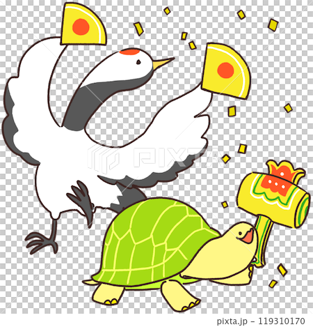 Auspicious Crane and Turtle Auspicious Crane and Turtle 119310170