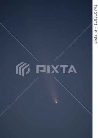 紫金山・アトラス彗星 500mm 望遠撮影 紫金山・アトラス彗星 500mm 望遠撮影 119310741