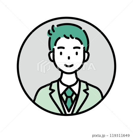 高校生　顔　 119311649