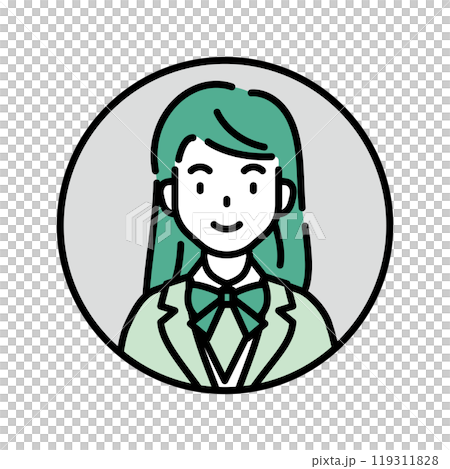 High school student face 119311828