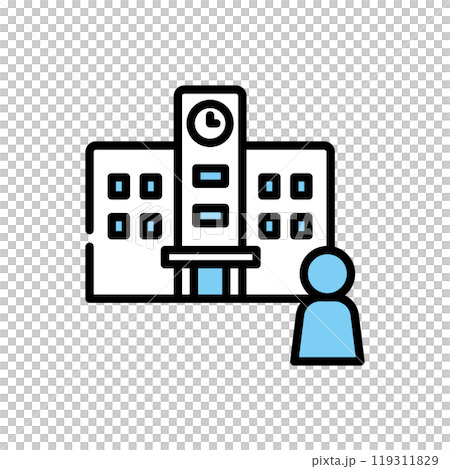 School people icon 119311829