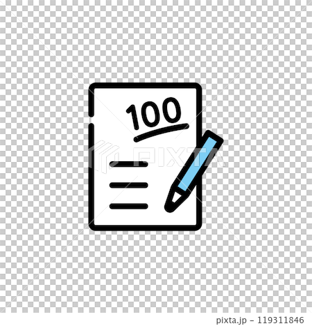 100 points test paper 119311846