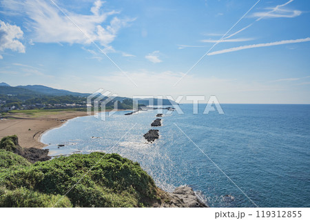 新潟　御野立公園から望む日本海（柏崎市） 119312855