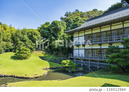 鎌倉市　大本山　建長寺　得月楼の庭園 119312984