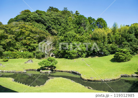 鎌倉市　大本山　建長寺　得月楼の庭園 119312985
