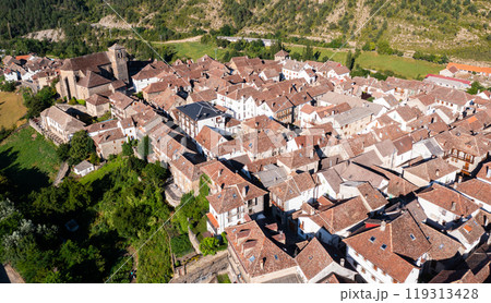 Town of Anso province of Huesca, Spain 119313428