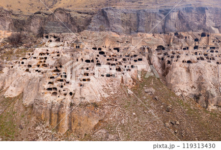 Rock-cut monastery complex near Vardzia village, Georgia Rock-cut monastery complex near Vardzia village, Georgia 119313430