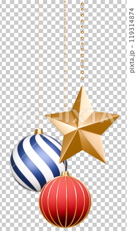 3D素材_クリスマスオーナメント 3D素材_クリスマスオーナメント 119314874