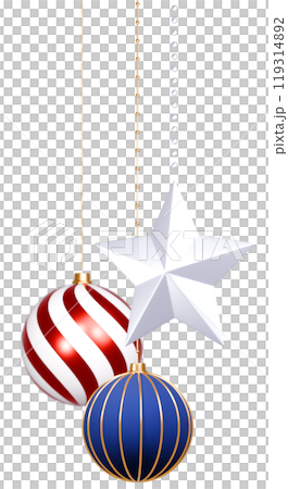 3D material_Christmas ornaments 119314892