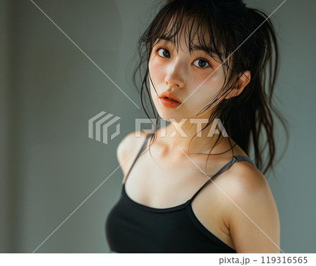 美しい女性のポートレート 119316565