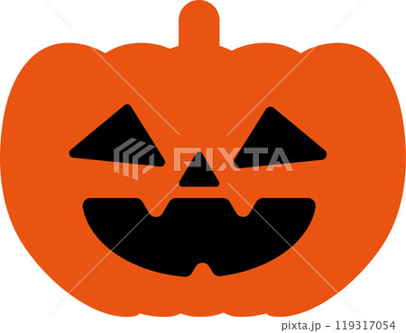 ハロウィンのかぼちゃ　ジャックオランタン 119317054
