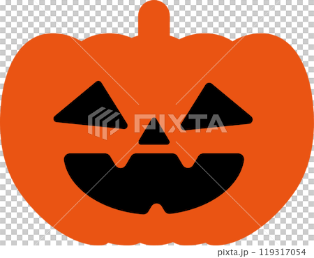 ハロウィンのかぼちゃ　ジャックオランタン 119317054