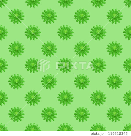 green seamless pattern with green leaves 119318345