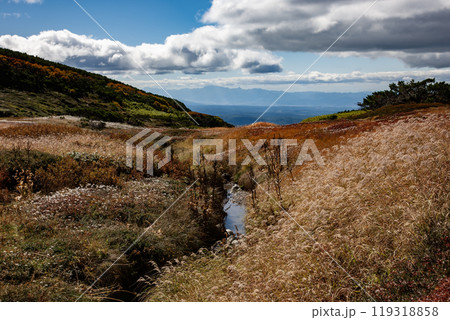 北海道主峰旭岳の紅葉 北海道主峰旭岳の紅葉 119318858
