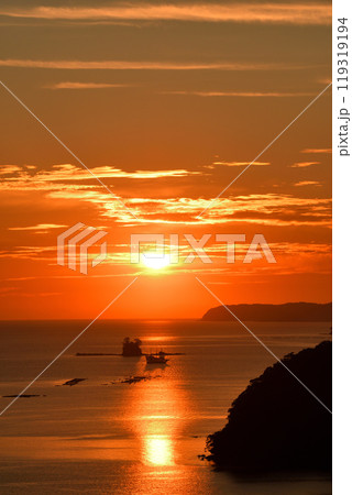 九十九島の夕景 九十九島の夕景 119319194