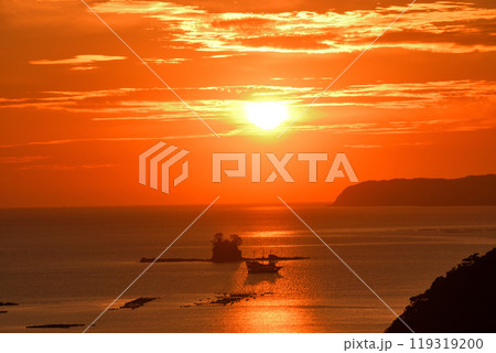 九十九島の夕景 119319200