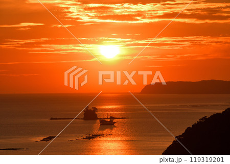 九十九島の夕景 九十九島の夕景 119319201