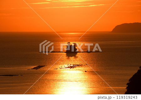 九十九島の夕景 119319243