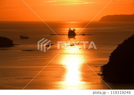 九十九島の夕景 九十九島の夕景 119319248