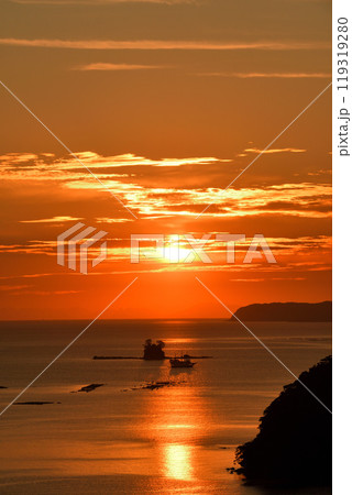 九十九島の夕景 九十九島の夕景 119319280