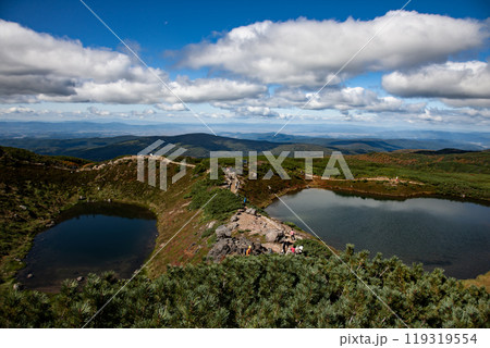 北海道主峰旭岳の冠雪 北海道主峰旭岳の冠雪 119319554