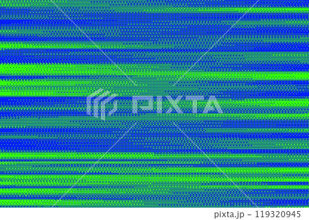 Pixel bitmap background with retro dotted pattern. Blue and green vector gradation abstract gradation. Noise effect dither halftone striped wallpaper 119320945